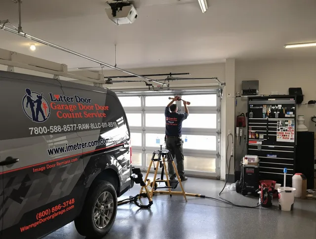 Clinton Garage Door Repair team performing same-day garage door repair in Clinton